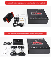 Moniteur de pression des pneus solaire T344 TPMS Capteur haute précision avec capteur intégré et externe Universel automobile