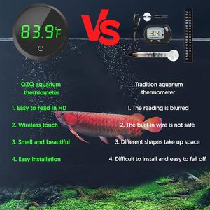 Mini compteur d'affichage de réservoir de température de Reptile numérique de LED de réservoir de poissons avec le thermomètre d'aquarium d'écran tactile - Product Image 6