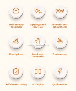 Full Touch Screen luvas robóticas para fisioterapia & Stroke Hemiplegia reabilitação mão Finger Training Equipment - Product Image 6
