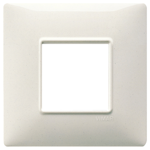 แผ่นผนังหินแกรนิตสีขาววิมาร์ ขนาด 9.5 ซม. x 14.5 ซม. สำหรับเต้ารับไฟฟ้า - Product Image 1