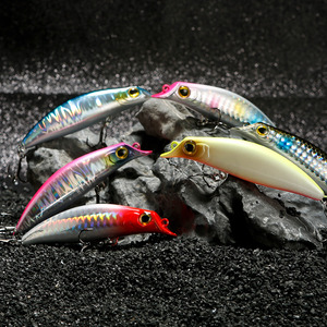 JOHNCOO — leurre méné flottant en eau salée, appât artificiel idéal pour la pêche au <span class=keywords><strong>brochet</strong></span>, nouveau modèle de 2021 - Product Image 6