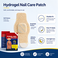 Patch hydrogel OEM pour soins des ongles, autocollant imperméable et respirant pour la réparation des ongles, traitement antifongique