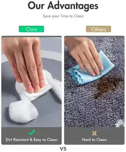 Custom sizeBathroom שטיחים מים סופג אמבטיה שטיחים Diatom בוץ רצפת גומי אמבטיה אמבטיה מחצלת, דיאטומיט אמבטיה מחצלות - Product Image 5