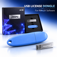 Perangkat Lunak Hosonsoft RIIN UV RIP dengan Dongle Lisensi USB dan Manajemen Warna untuk Aplikasi Printer UV