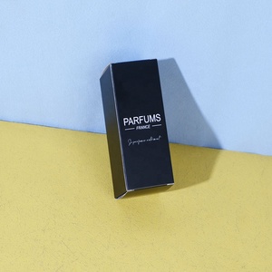 Hộp In Ấn Tùy Chỉnh Cao Cấp Rỗng 30Ml 10Ml Màu Đen Đồng Bằng Nước Hoa Chai Dầu Các Tông Màu Trắng Hộp Bao Bì Với Chèn - Product Image 2