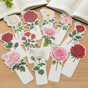 สตาร์ปรารถนาชุดกุหลาบที่<span class=keywords><strong>ค</strong></span>ั่นหนังสือ PVC ประทับ10จุดสำหรับนักเรียนที่<span class=keywords><strong>ค</strong></span>ั่นหนังสือพิมพ์ลายรูปทรงกุหลาบ - Product Image 4