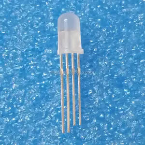 Paquet de diodes LED RGB 4 broches adressables, nouveauté Super lumineux F5 F8, transparent/diffuseur d'objectif APA106, 5mm/8mm, avec Diode IC intégrée