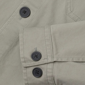 Elegante dolore Casual manica lunga in cotone saia in <span class=keywords><strong>lino</strong></span> giacca per gli uomini su misura sopramamamicia da <span class=keywords><strong>uomo</strong></span> con tasche sul petto - Product Image 6