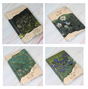 Cuaderno A5 Obra Maestra de <span class=keywords><strong>Van</strong></span> <span class=keywords><strong>Gogh</strong></span>, Recuerdo de Calidad Museo, Cubierta Estampada en Caliente, Papel Artístico Libre de Ácido para Diarios de Viaje y Notas - Product Image 2