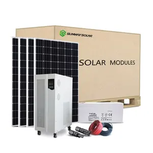 Полная комплектация, 6 кВт, солнечная система для хранения электроэнергии, 6 кВт, PV завод для продажи