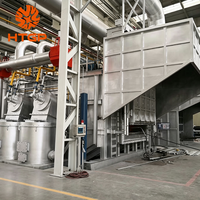 Four à cratères à gaz naturel/GPL pour la fusion et le moulage d'ingots de ferraille d'aluminium, de feuilles de cendres d'aluminium et de canettes UBC, pour la recyclage et la fusion