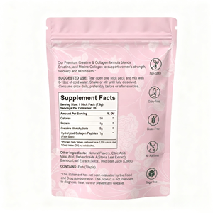 Soutien à la marque privée : <span class=keywords><strong>Créatine</strong></span> monohydrate Creapure, collagène MoriKol, sachets de <span class=keywords><strong>créatine</strong></span> et de collagène pour femmes - Product Image 5