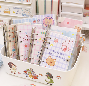 Cuaderno espiral lindo Animal estudiante de Corea papelería creativa PVC y cubierta de papel portátil fresco pequeño Bloc de notas - Product Image 2