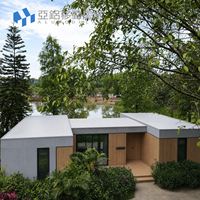 Maison préfabriquée modulaire construite en usine pour hôtels et complexes hôteliers, projet de villa en bord de mer, livraison directe