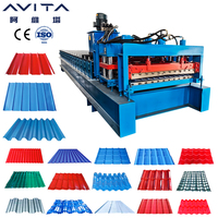 Máquina Dobladora de Láminas Corrugadas para Techos AVITA de Fábrica China, Máquina Perfiladora de Tejas Corrugadas de Alta Resistencia para Techos
