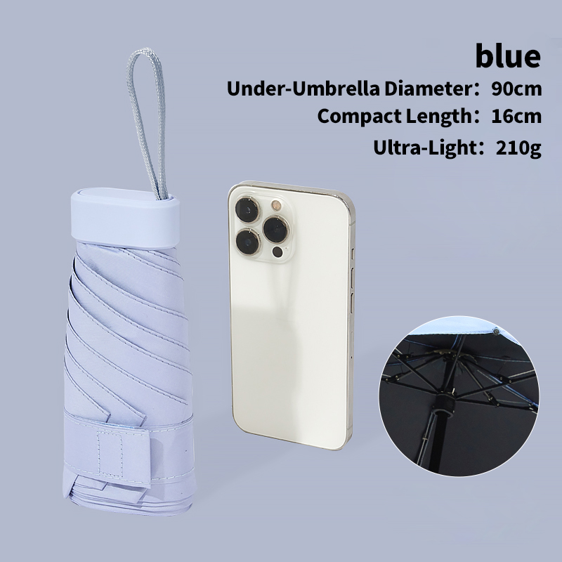 parapluie plat bleu