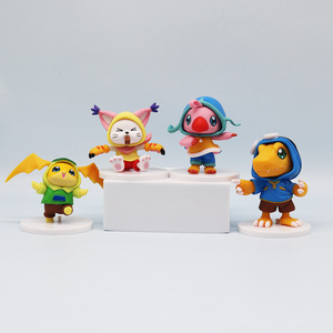 8 unids/pack 5-8cm PVC modelos de figuras de acción Agumon Tailmon Gabumon Tentomon ropa Anime adornos muñecas decoración de pasteles - Product Image 2