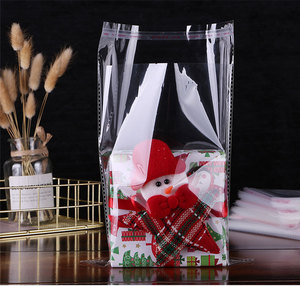 In Stock Transparent Clear Polybag Plastic OPP Self Adhesive T-shirt Packaging Bags for Garment Clothes - Product Image 4