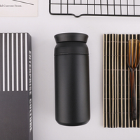 Taza Japonesa Personalizada con Logotipo, Termo para Bebidas Frías, Botella Térmica para Camping, Termo de Café de Doble Pared