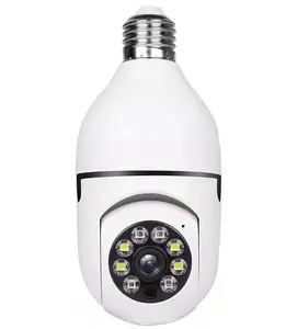 2mp 3mp visione notturna lampadina wireless lampada telecamera auto tracking 360 gradi wifi cctv lampadina di sicurezza telecamera ptz