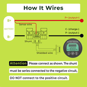 Monitor de Batería Inteligente EJ-BM21 con 500A, Cable de 3 Metros, Shunt de Conexión Rápida, Exportación CSV y Datos Históricos - Product Image 6