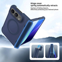Nouvelle coque mate avec protection d'écran intégrée, support pliable magnétique pour iPhone 18 Fold