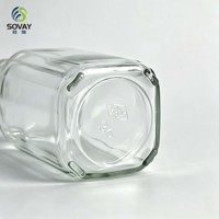 Pot Mason en verre transparent carré simple de 200 ml avec couvercle, réutilisable pour cornichons, épices, pâtes et aliments pour bébés