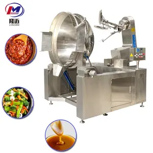Potindustrial Chili Sauce Kettle Curry Paste 200 Liter Industrial Cooking Pot With Mixer