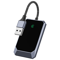 Adaptateur sans fil CarPlay Fuallwin pour iPhone, convertit le filaire en sans fil, compatible avec iPhone 7 et supérieur et iPhone