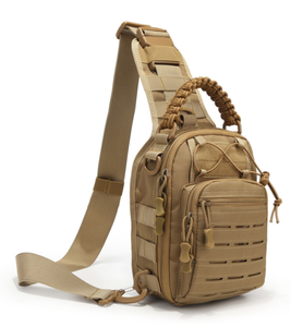 DFCB01 Waterproof Nylon Laser Cut <b>Molle</b> Crossbody Man Sports Tactical <b>Bag</b> - Product Image 2
