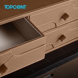 Topcent Checkroom Storage <strong>System</strong> Closet Fittings MDF+Leather Six <strong>Drawer</strong> Combination <strong>Cabinet</strong> - Product Image 6
