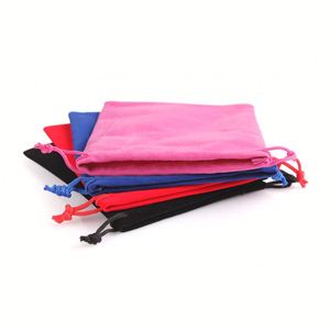 Petite pochette à cordon en velours légère avec logo, emballage cadeau et sacs de rangement pour parfums, design tendance - Product Image 6