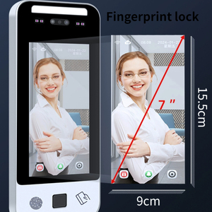 Nhà Máy Giá kim loại không thấm nước 7 inch màn hình cảm ứng Nhận dạng khuôn mặt kiểm soát truy cập hệ thống mật khẩu NFC Swipe thẻ tham dự - Product Image 3