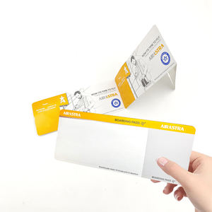 Stampa personalizzata biglietti d'imbarco aereo aereo viaggio internazionale prenotazione biglietto attrazione turistica con Logo - Product Image 5