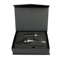 Boîte cadeau noire Cheerfast, bec verseur réutilisable pour liqueur, carafe à vin rouge, bouchon, ensemble distributeur de vin en plastique, aérateur, verseur