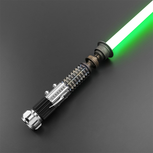 TXQSABER OBW EP4 Steel Hilt Golden Core Weathering Pixel Sable de luz <span class=keywords><strong>Stur</strong></span> Blue Light Saber SN Pixel Light Up Juguetes - Product Image 2