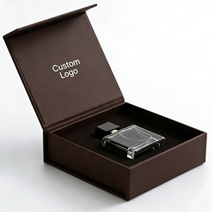 Luxury Custom Logo Brown Matt Lamination