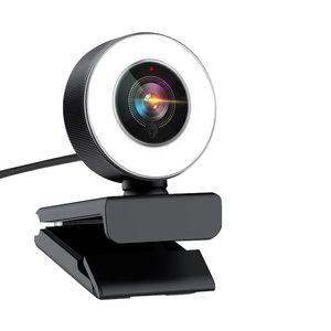 Оптовая продажа, полностью соответствует высокой четкости 1080P Веб-камера Регулируемая Автофокус веб-камера с защитой от повреждений и кольцом Свет Встроенный микрофон для конференц-зала Q25 веб-камера 4K