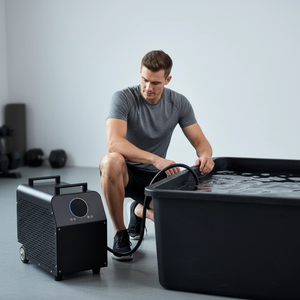 Premium Eisbad-Set mit Pumpe, Wanne, Kühler, Abdeckung und Zubehör, 300L, Automatisch, High-End-Qualität für Spa, Hotel und Sportanlagen - Product Image 1