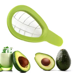 Roestvrijstalen Avocado Cuber En Dicer Tool Brokken Snijmachine Voor Fruitsalade Keuken Gadget Tool