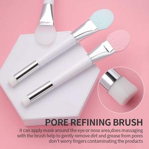 <span class=keywords><strong>Applicateur</strong></span> <span class=keywords><strong>de</strong></span> masque Facial et brosse, brosse en argile <span class=keywords><strong>de</strong></span> <span class=keywords><strong>Silicone</strong></span> douce, double Face, outil <span class=keywords><strong>de</strong></span> beauté cosmétique pour <span class=keywords><strong>fond</strong></span> <span class=keywords><strong>de</strong></span> <span class=keywords><strong>teint</strong></span>, maquillage, 10 pièces - Product Image 3