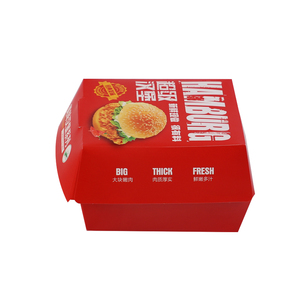 Tùy chỉnh Cánh gà chiên khoai tây chiên Hộp bao bì tùy chỉnh thức ăn nhanh bao bì Takeaway thực phẩm Burger Hộp bao bì - Product Image 4