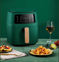 Four à friture sans huile de 8 L avec écran tactile LED, panier amovible, cuisson saine sans huile