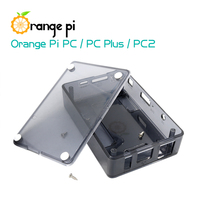 Boîtier transparent noir en ABS pour Orange Pi PC/PC Plus, coque de protection 10x10x10 pour modules et kits électroniques
