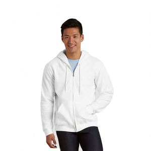 เสื้อฮู้ดซิปทรงคลาสสิคปักโลโก้แบบกำหนดเอง AI-MICH สำหรับผู้ชาย - Product Image 2