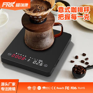 FRK Custom-Made Italian Coffee Bean Weighing <b>Scale</b> <b>Digital</b> <b>Kitchen</b> <b>Scale</b> with Pour-over Coffee Timer Factory Export - Product Image 2