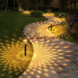 New Solar Projection Lawn Light Outdoor Waterproof Garden Decorative Landscape Lighting