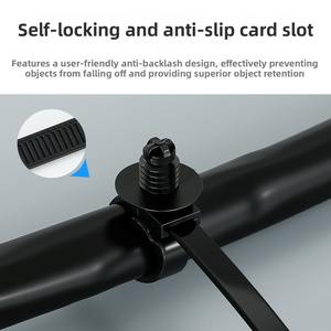 Colliers de serrage pour câbles automobiles en nylon 66 SS304, à fixation par poussée, à extrémité à clip, profilés en forme de <span class=keywords><strong>sapin</strong></span> - Product Image 4