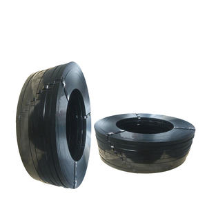 Bande de cerclage en acier noir peint de 50 kg, multi-spécifications, durable et robuste pour le transport de marchandises - Product Image 1