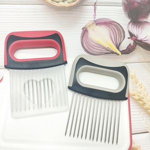 Utensili da Cucina: Supporto per Cipolle, Affettatrice per Limoni, Tagliaverdure e Frutta, Forchetta con Ago Fissatore per Tagliare Cipolle a Fette - Product Image 4